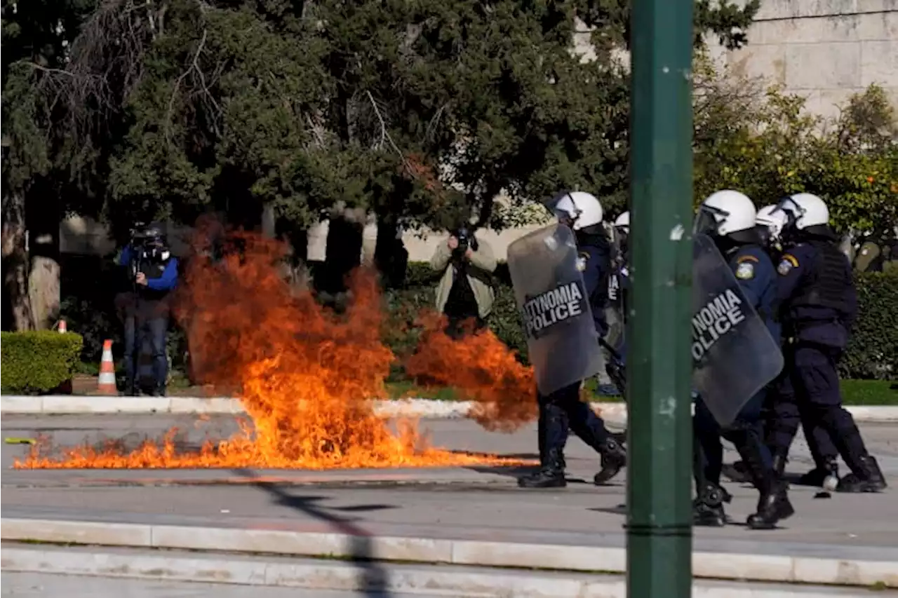 Tens of thousands march in Greece to protest train disaster