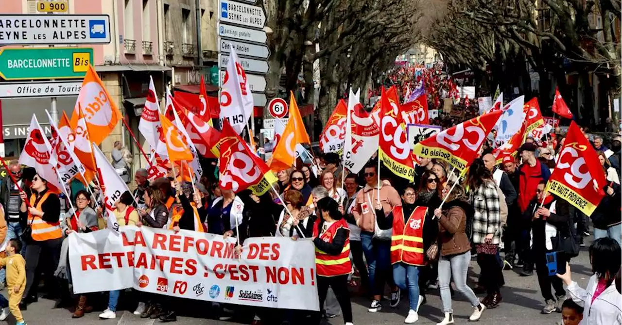 Réforme des retraites dans les Alpes-de-Haute-Provence : syndicats et manifestants ne comptent pas s'arrêter là