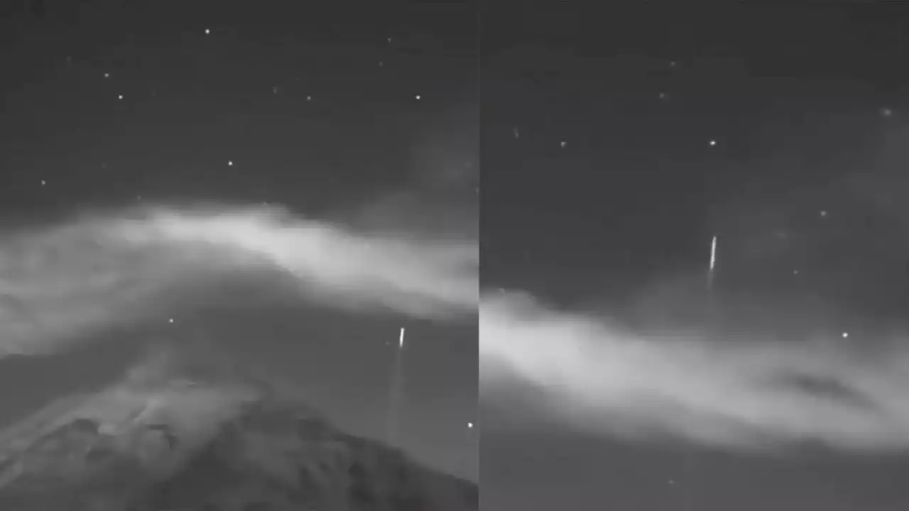 ¿Ovni? Captan misterioso objeto volador en el volcán Popocatépetl y reviven misterio