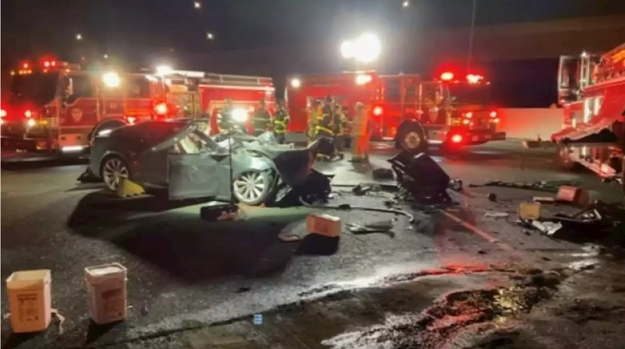 Tesla on Automated System When It Hit Firetruck, Killing 1