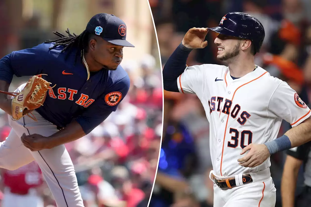 Astros still working it out with Framber Valdez, Kyle Tucker