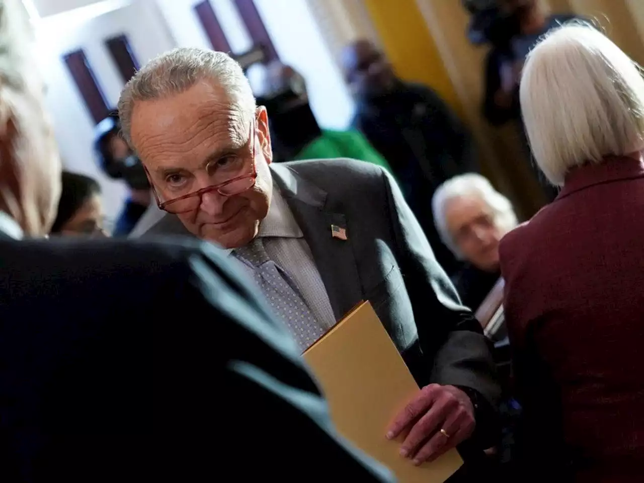 U.S. Sen. Schumer condemns Speaker McCarthy for supplying Jan.6 videos to Fox