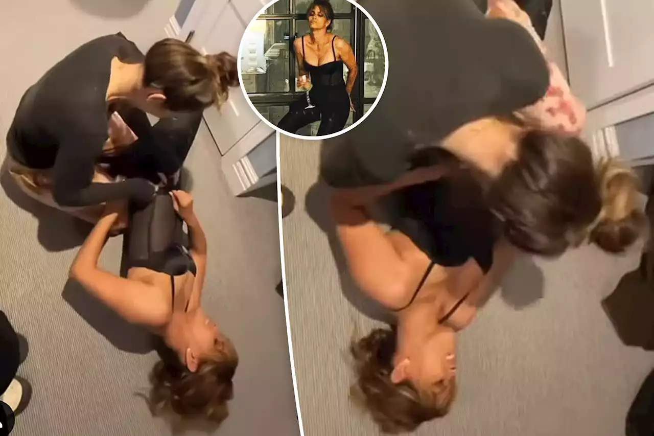 Halle Berry’s stylist hilariously struggles to get her into pants: ‘Zip it, bitch!’