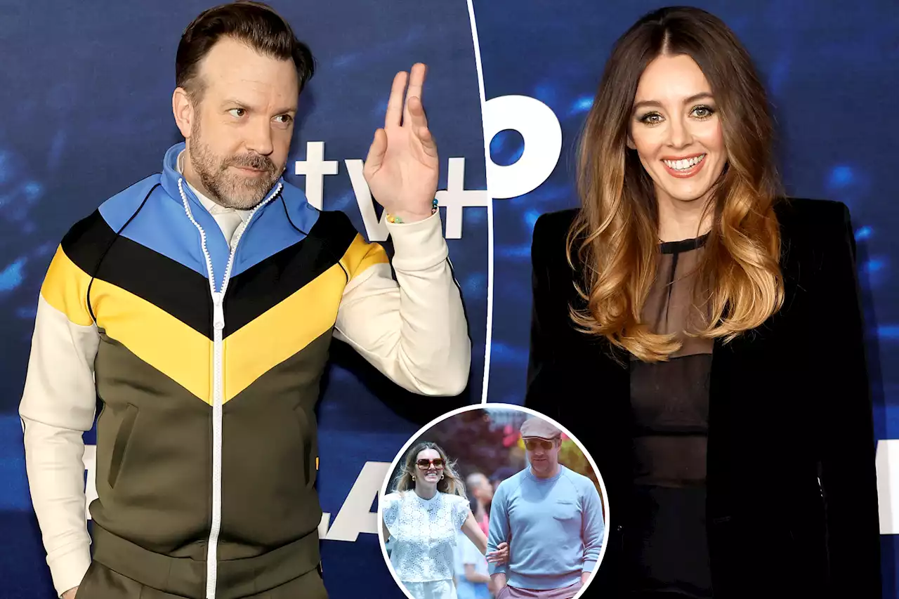 Jason Sudeikis, ex Keeley Hazell keep their distance at ‘Ted Lasso’ premiere