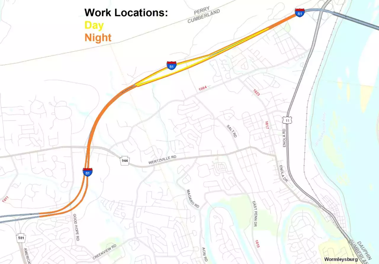 Work to resume on I-81 resurfacing project in Cumberland County: PennDOT