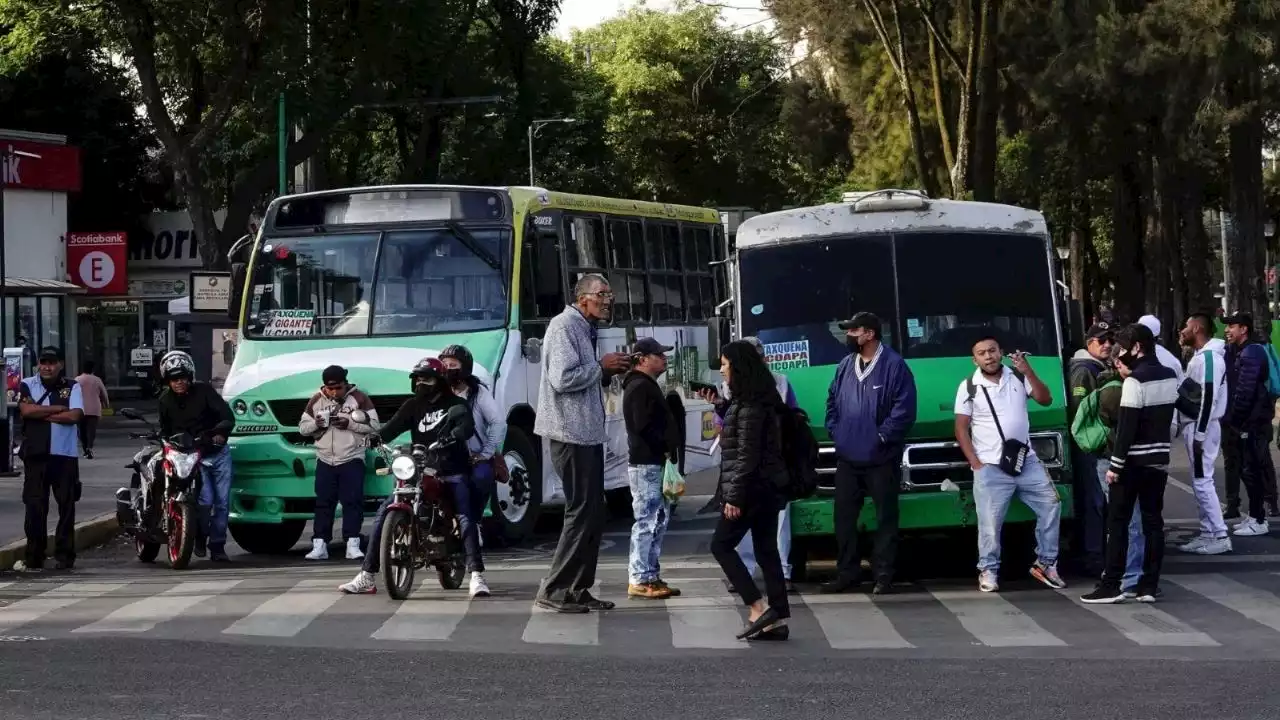 Los transportistas protestan por problemas internos en sus organizaciones: Semovi