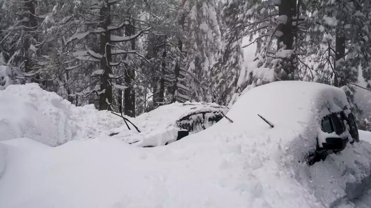 California residents dig out of snow