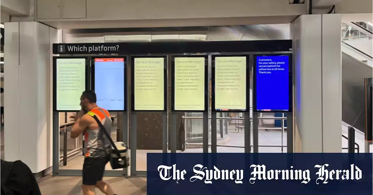 Major delays across Sydney rail network after ‘communication issue’ halts all trains