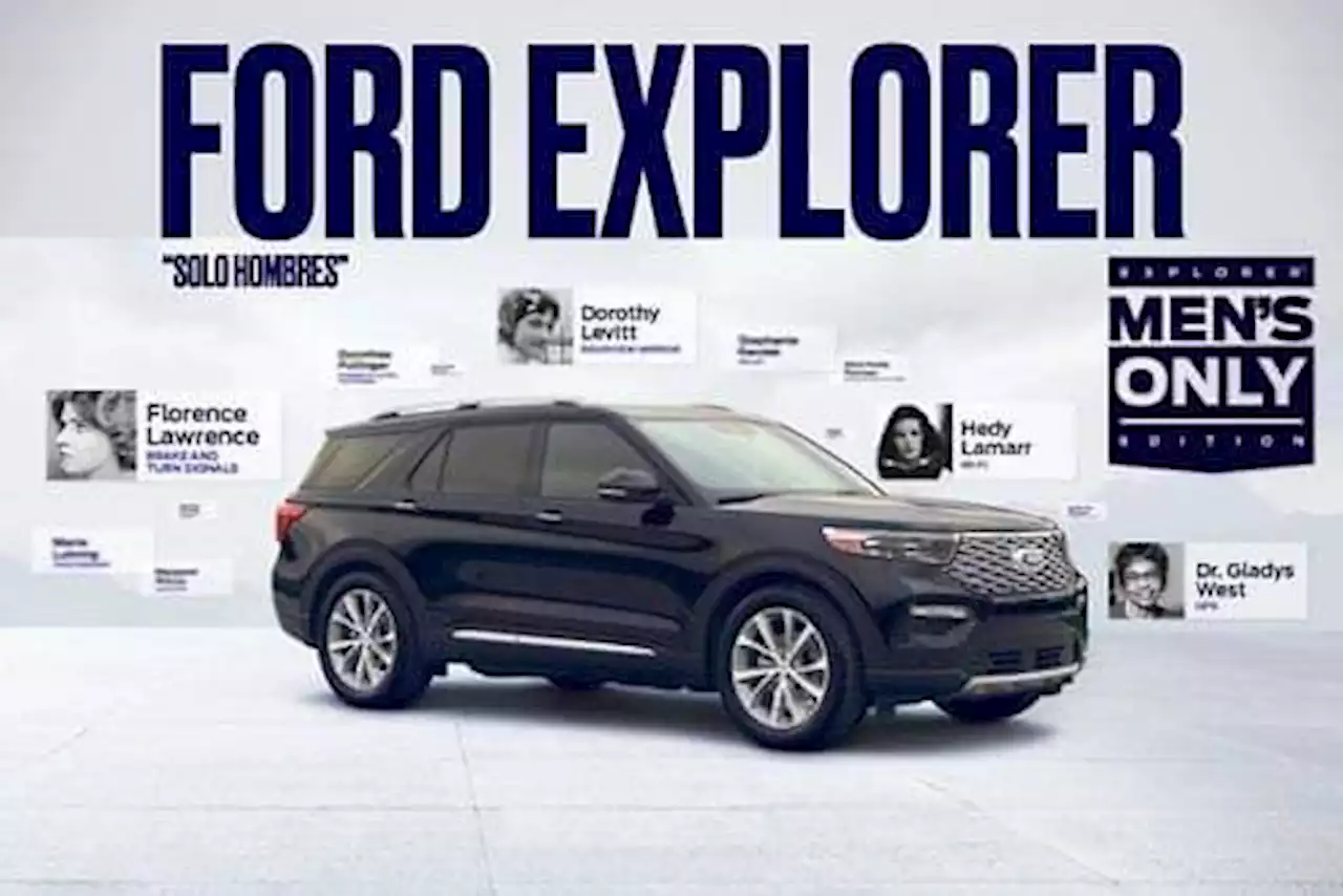 Ford Explorer “solo para hombres” honra a las mujeres en la industria