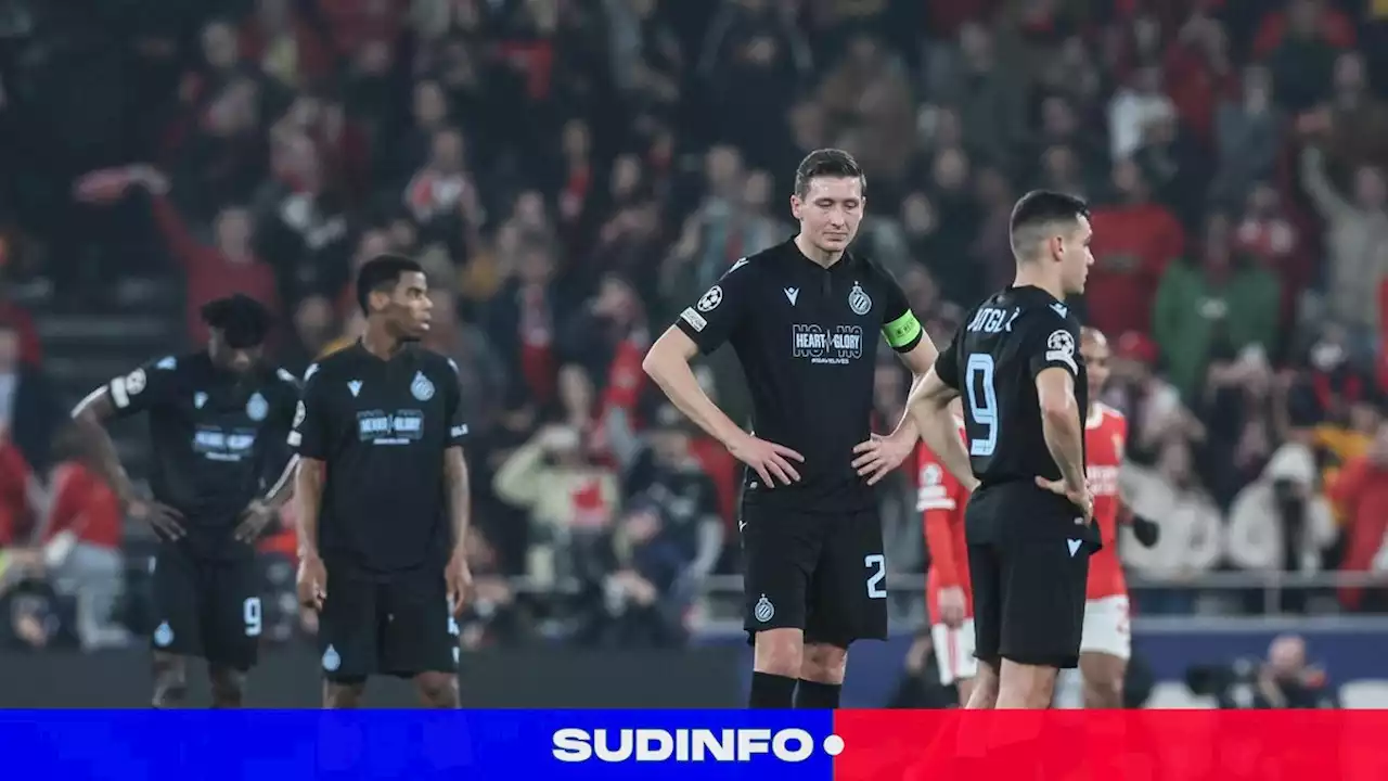Une sortie par la toute petite porte pour le FC Bruges en Ligue des champions