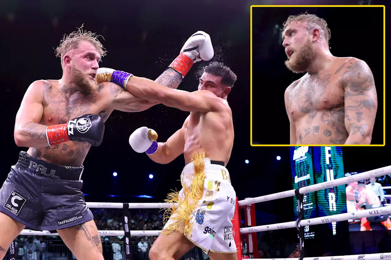 Jake Paul claims 'wet dream' on day of Tommy Fury fight is one of the reasons he lost