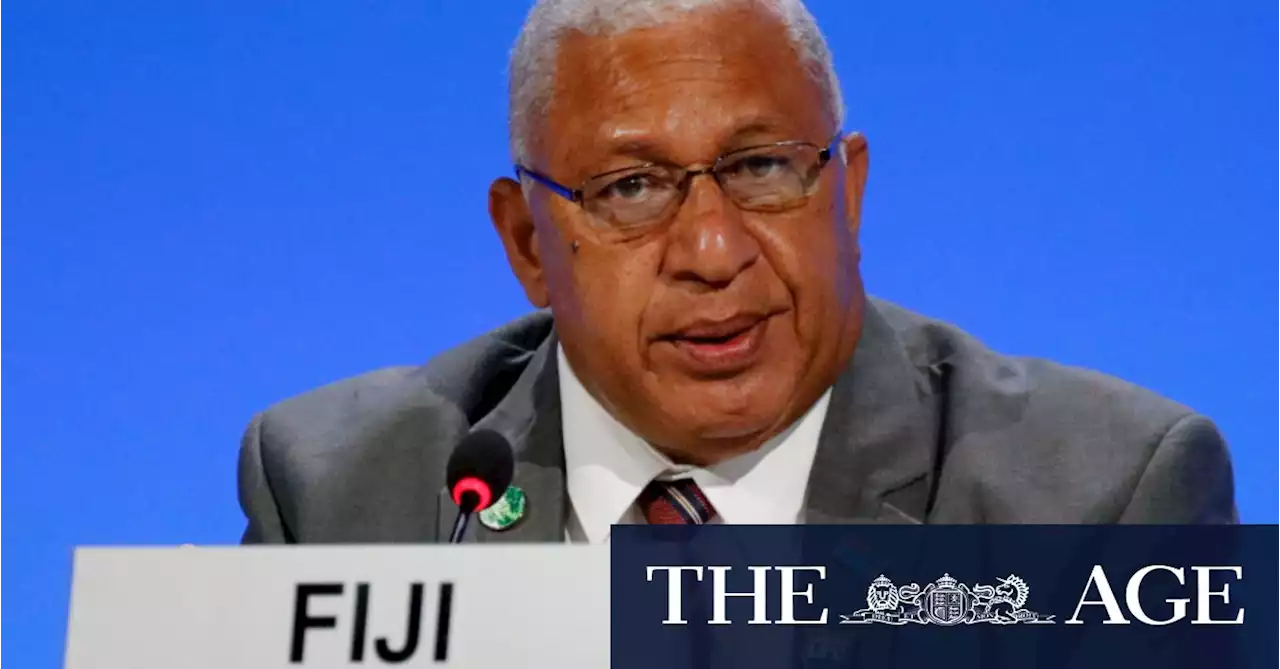 Punished for incendiary speech, former leader Bainimarama resigns as MP