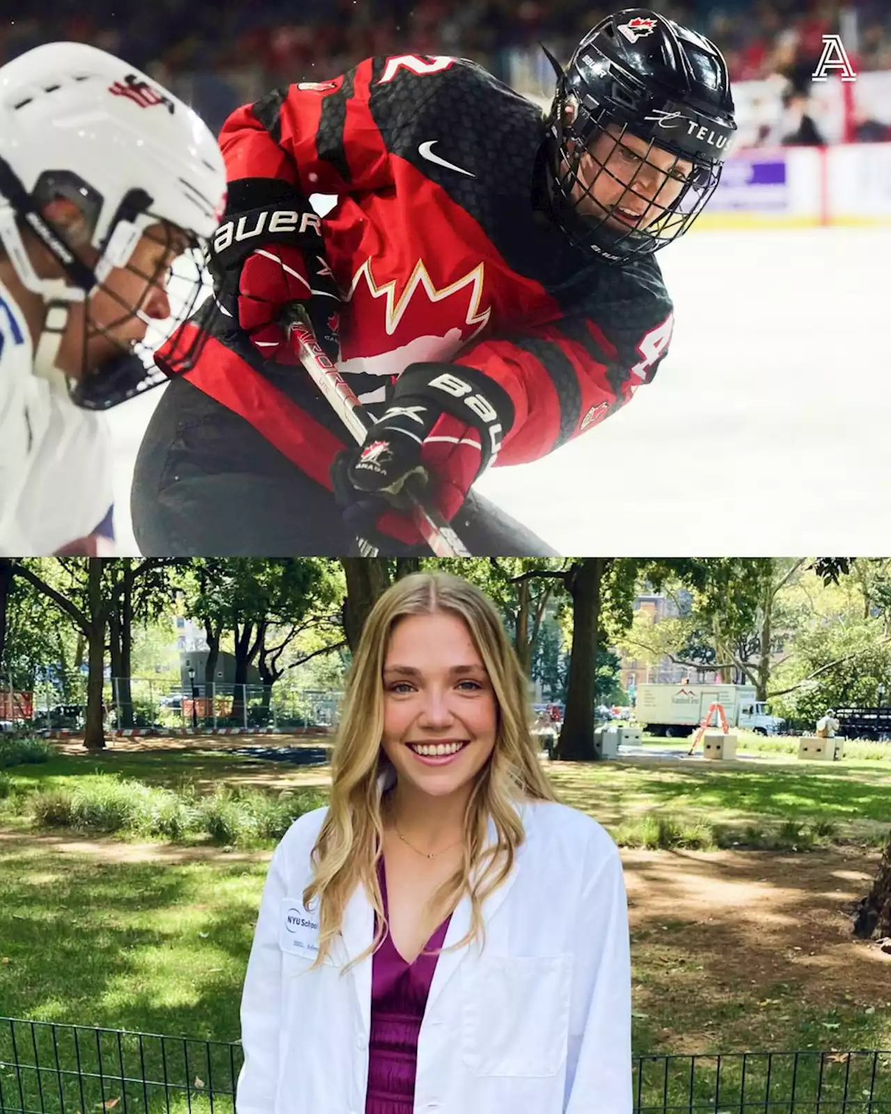 Meet the NYU medical student playing hockey at the highest level