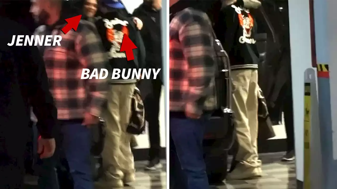 Kendall Jenner Hugs, Kisses Bad Bunny After Sushi Date