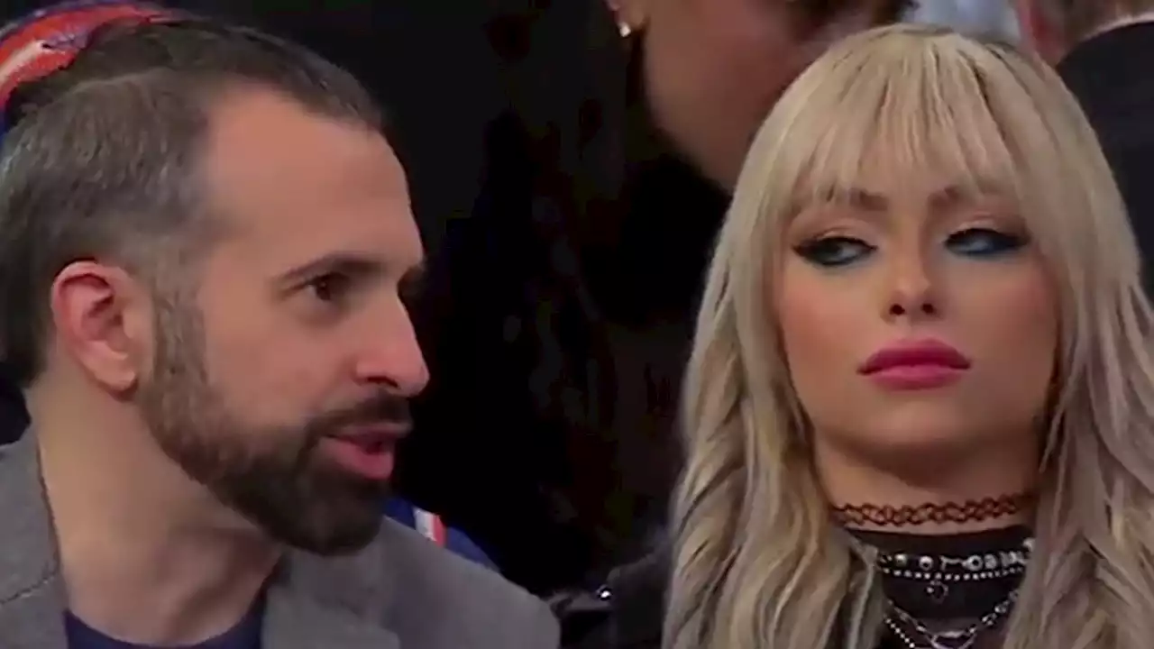 WWE Exec Goes Viral For Talking Liv Morgan's Ear Off At Knicks Game