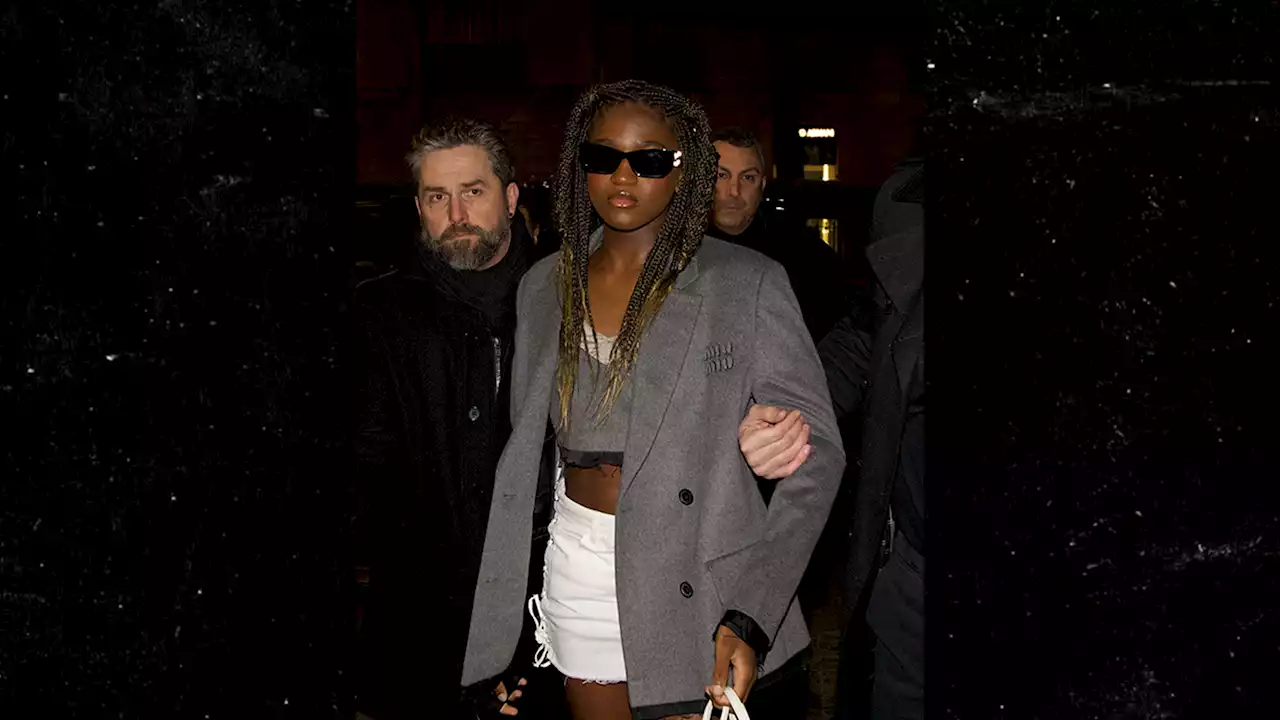 Zaya Wade Hits Swanky Party In Sunglasses After Crushing Paris Fashion Week Debut