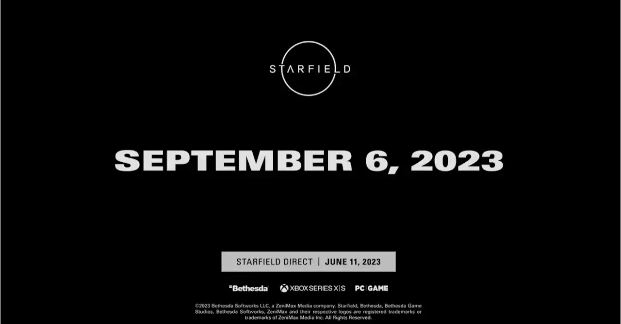 Bethesda’s Starfield will now be released on September 6th