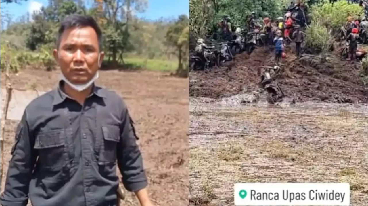 Warga Murka, Kawasan Ranca Upas Rusak Usai Ajang Trail Ricuh