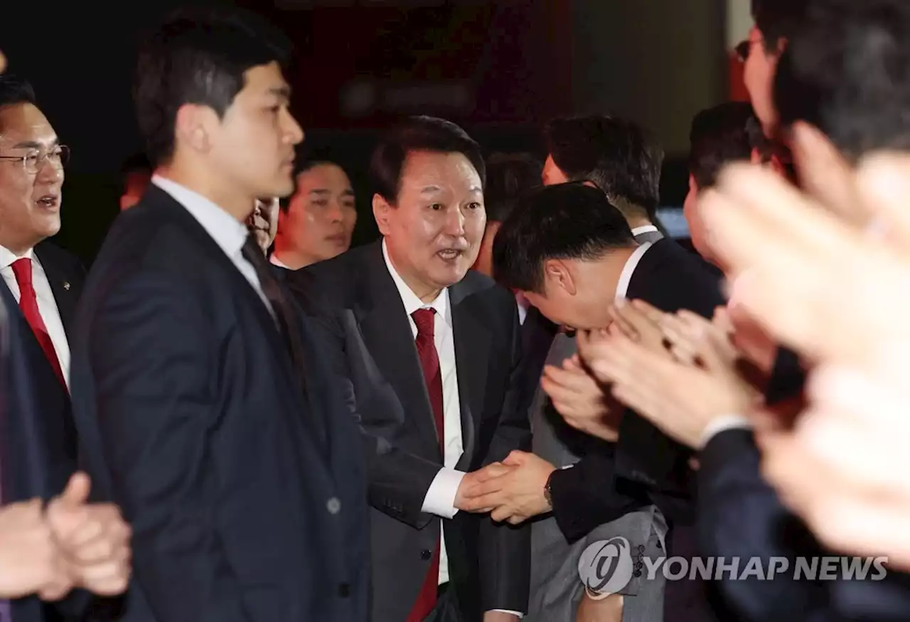 대통령실 '尹, 與전대 축사서 '개혁 힘 모아달라' 당부' | 연합뉴스