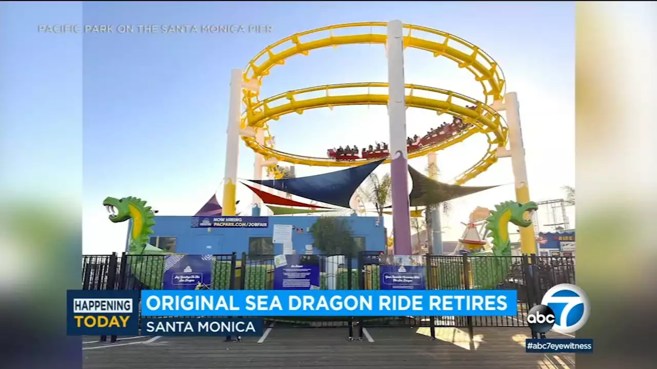 Sea dragon ride gets $1.5M upgrade as old and iconic ride replaced on Santa Monica Pier