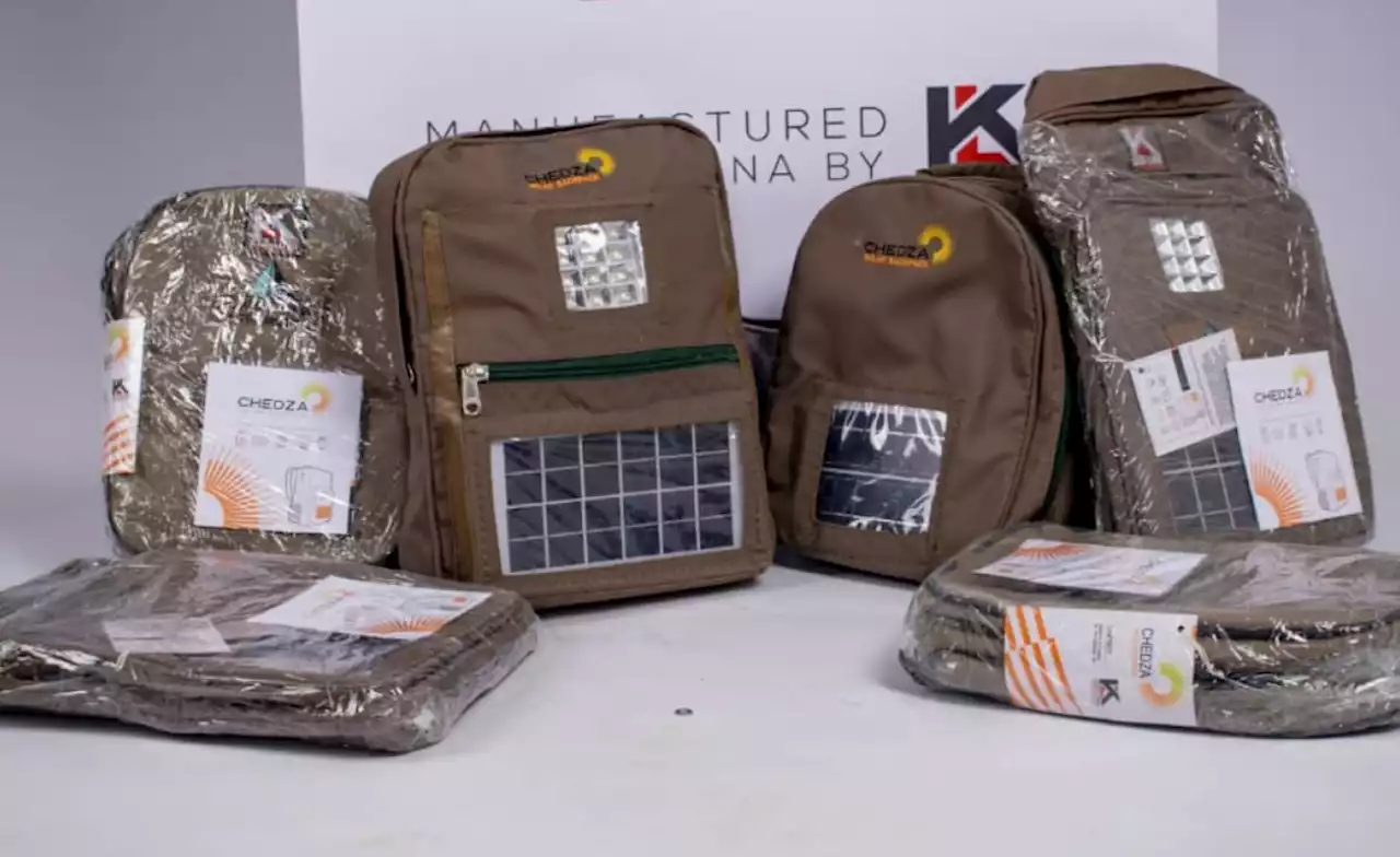 Solar Backpacks Light Up Botswana School Children's Night Studies