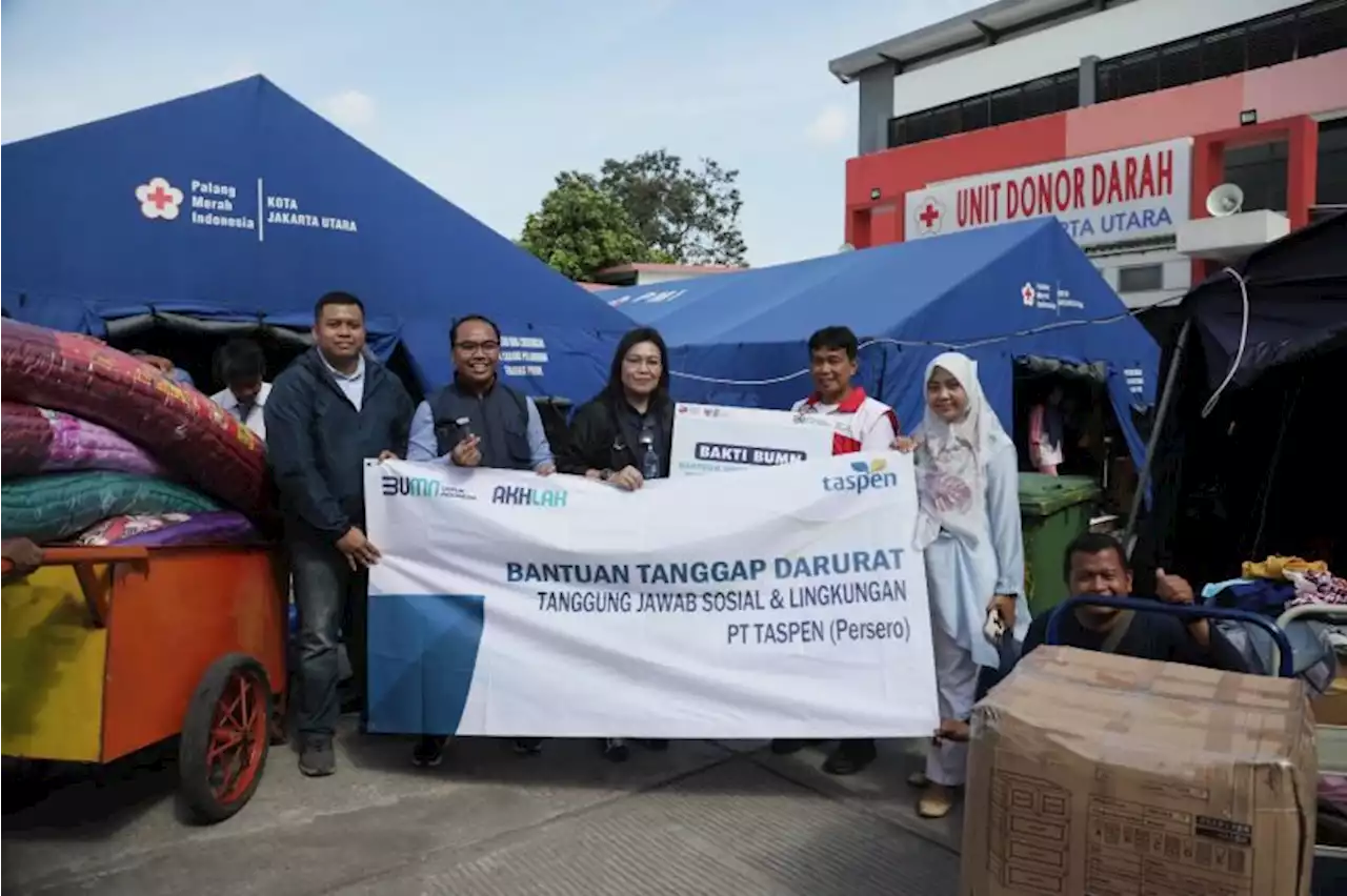 Taspen serahkan bantuan untuk korban kebakaran Depo Pertamina Plumpang