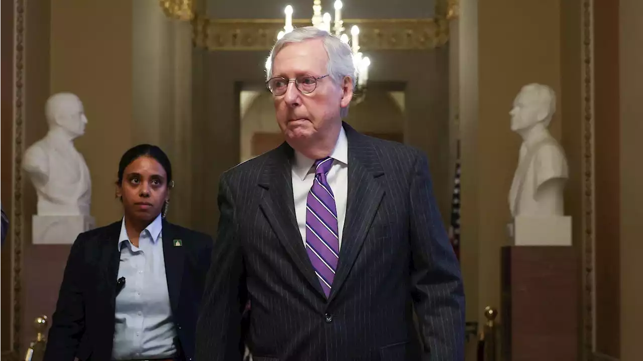 GOP leader Mitch McConnell hospitalized after fall