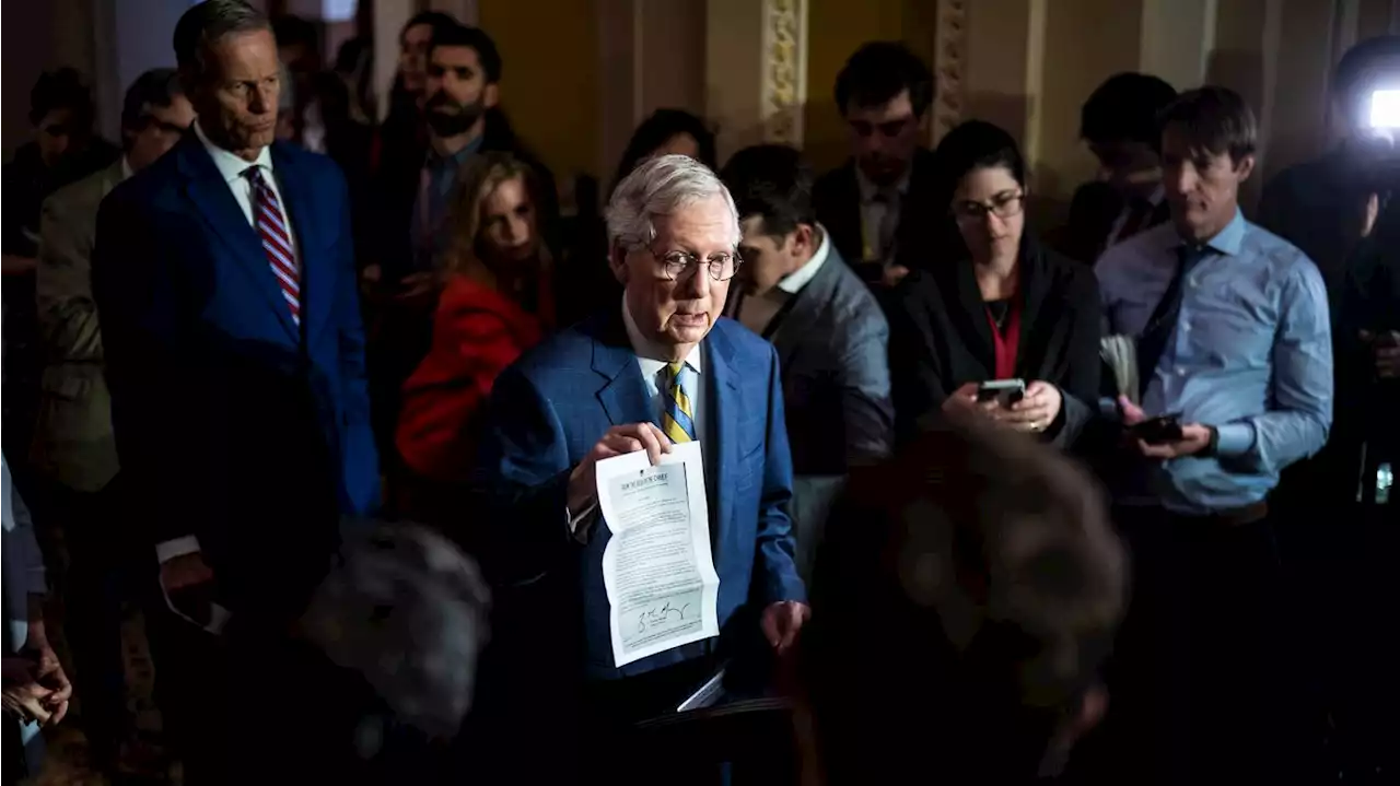 Mitch McConnell treated for concussion after fall at dinner event