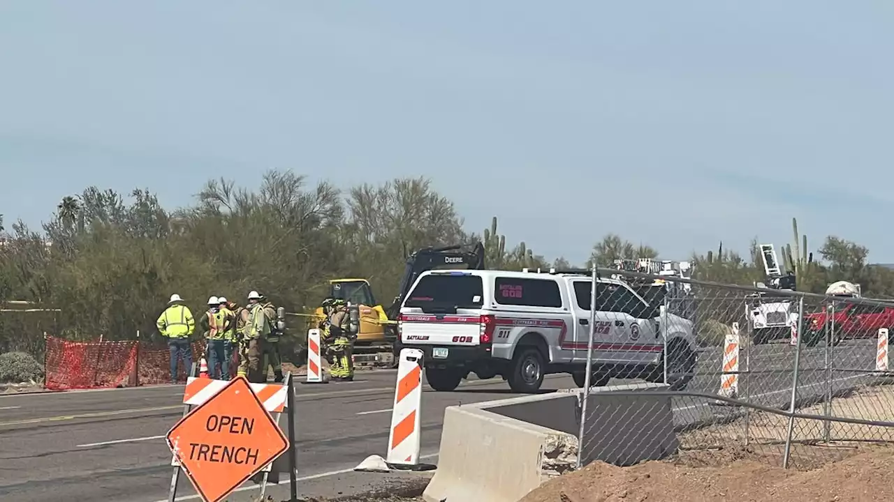 Pima Road in Scottsdale reopens after gas leak