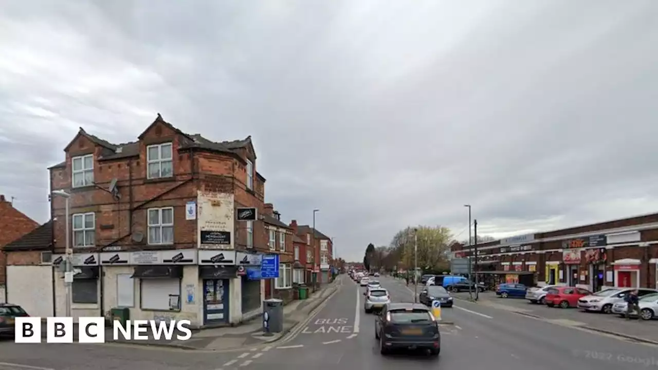 Basford: Two injured after car crashes into newsagents