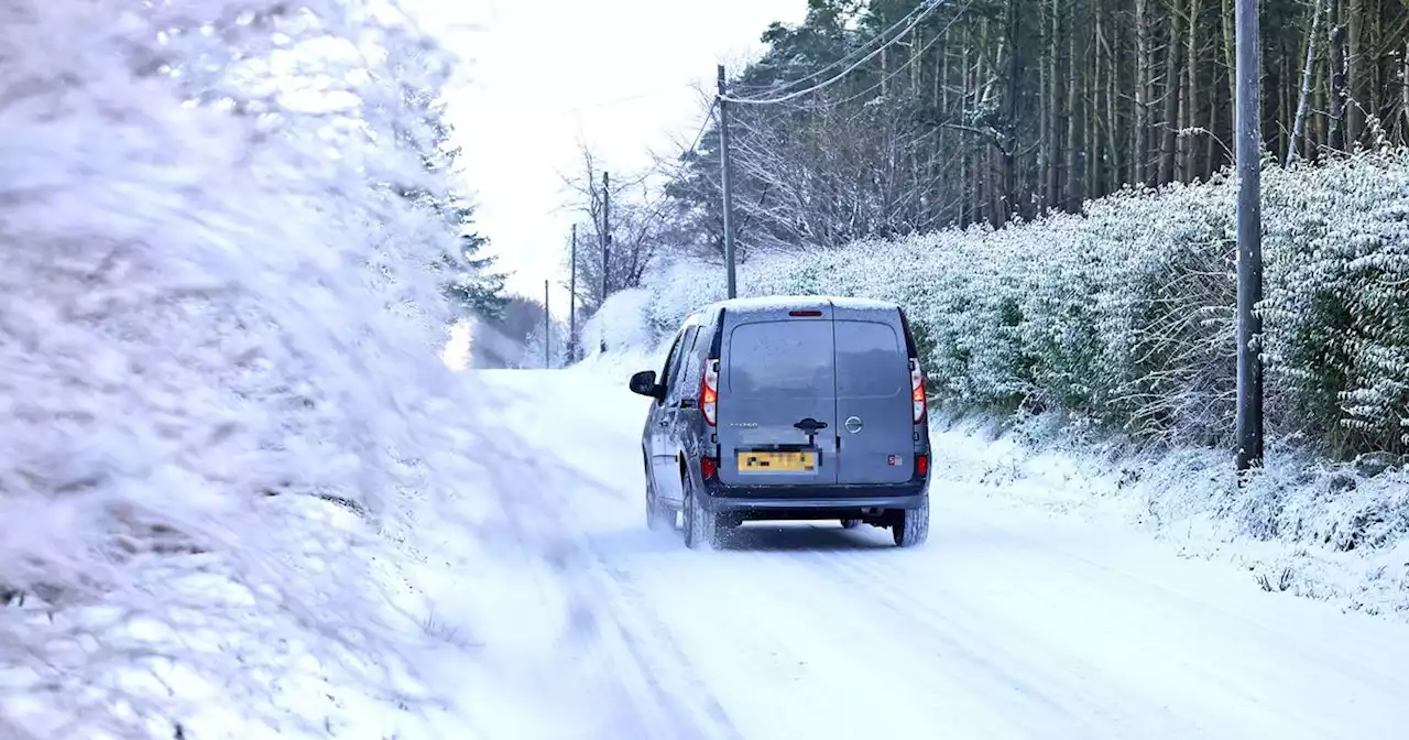 Weather warning for snow in force as drivers urged to take extra care - LIVE