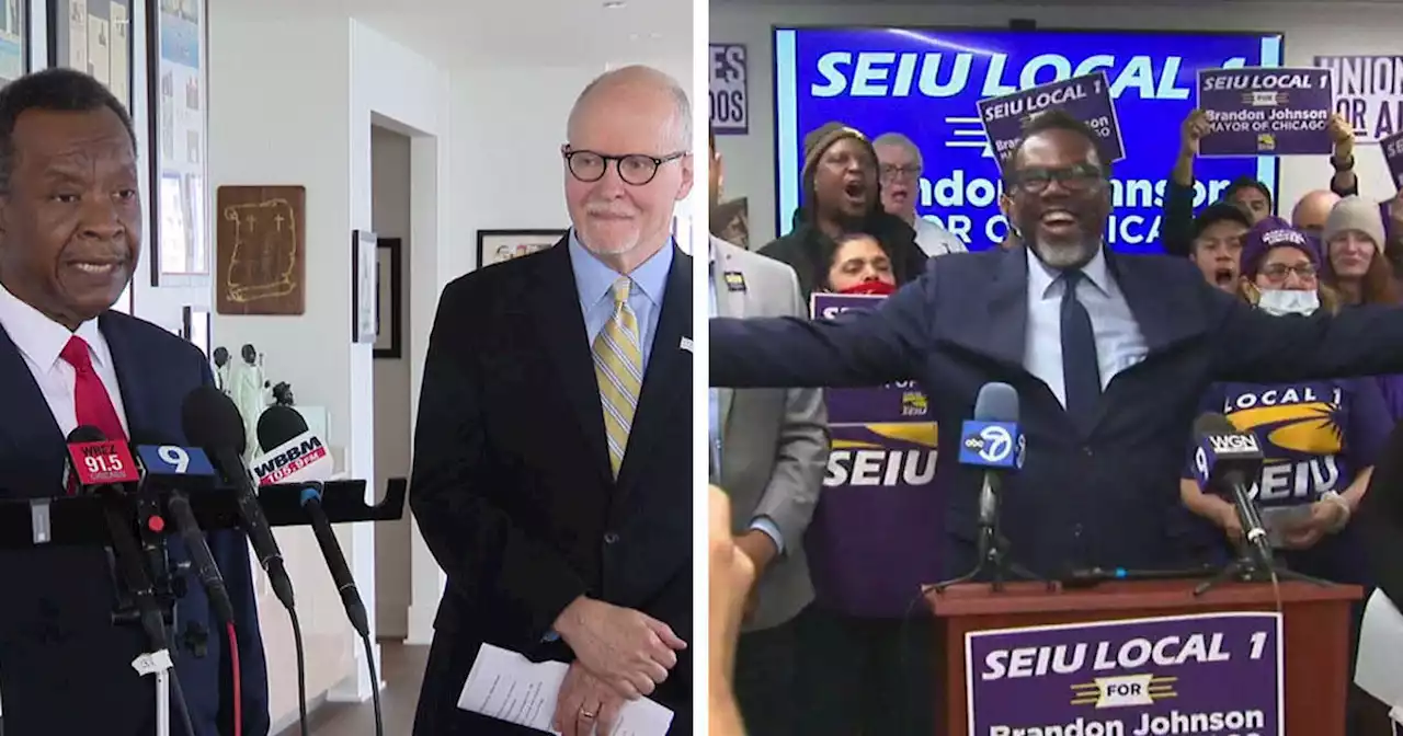 Willie Wilson endorses Paul Vallas, SEIU Local 1 endorses Brandon Johnson