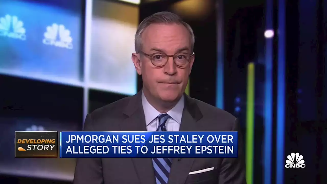 JPMorgan sues ex-senior banker Jes Staley over Jeffrey Epstein ties