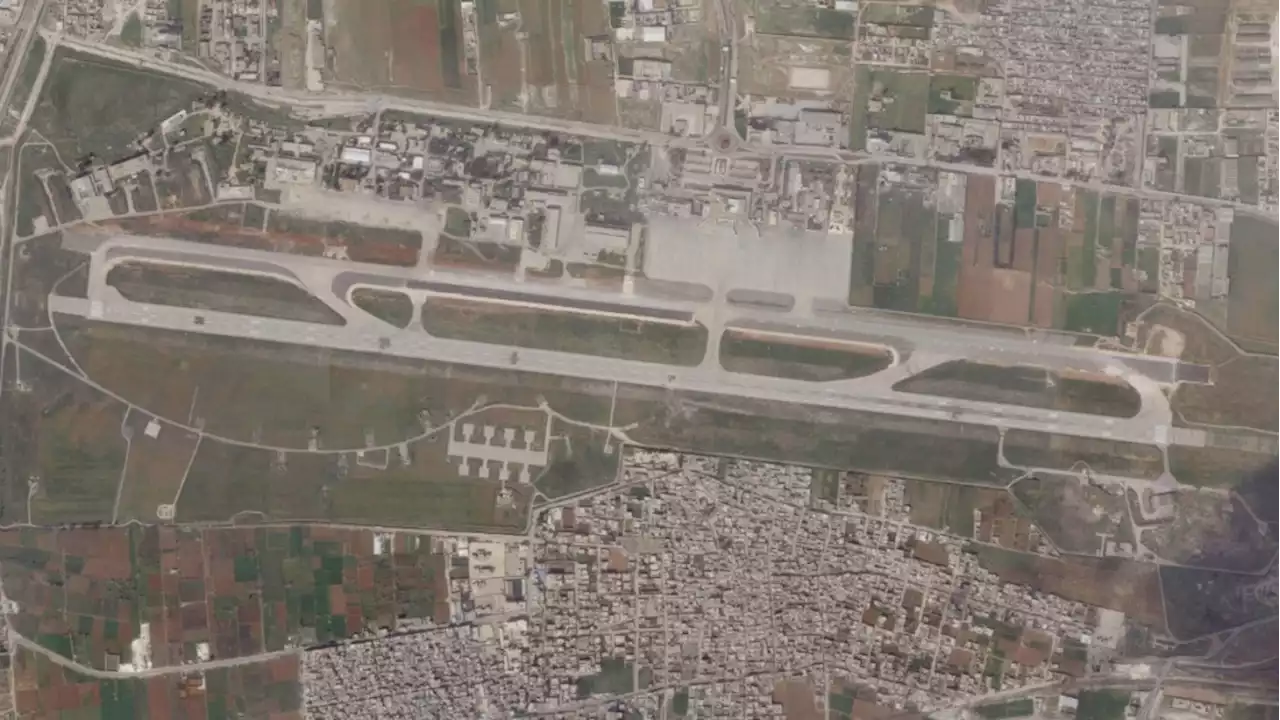 Satellite photos: Likely Israel strike damages Syria airport