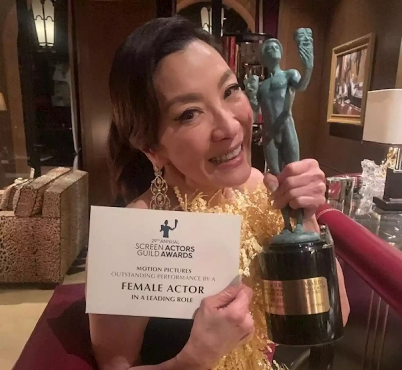 Michelle Yeoh deletes social media post that may have violated Oscars rule