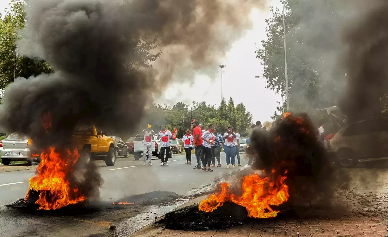 NEHAWU DEATH STRIKE: In photos – the chaos sweeping South Africa, and the patients bearing the brunt