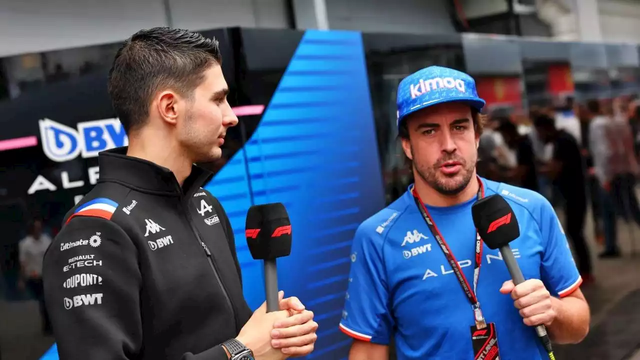 Acá también lo supera Fernando Alonso: la diferencia de sueldo con Esteban Ocon, su ex compañero