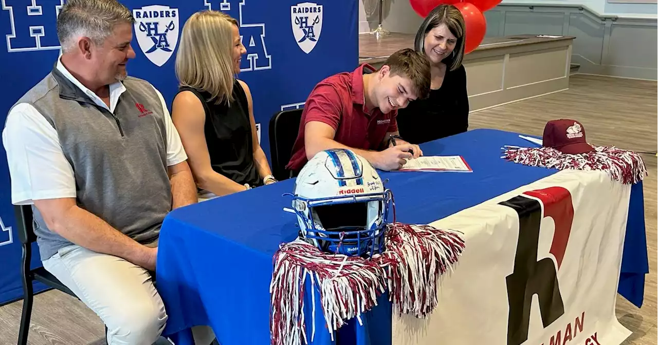 Houston Academy's Pitchford signs with Rose-Hulman football