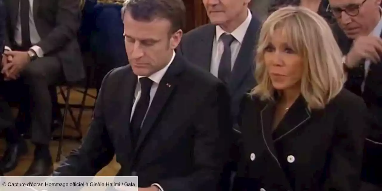 PHOTO – Brigitte Macron ultra-chic : elle fait sensation en tailleur-pantalon noir - Gala