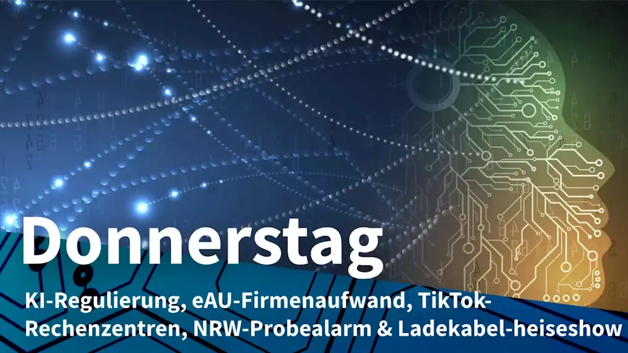 Donnerstag: Streit um EU-KI-Verordnung, elektronischer Krankenschein belastend