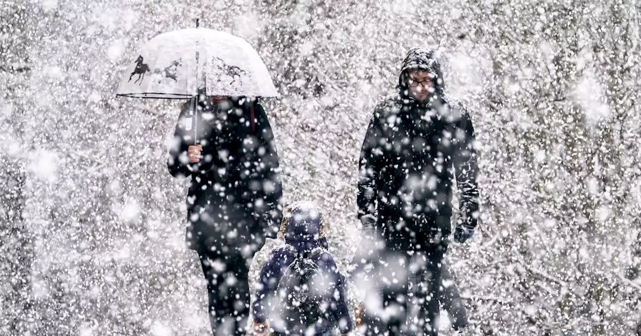 Met Eireann issue Status Orange snow and ice weather warning for most of country