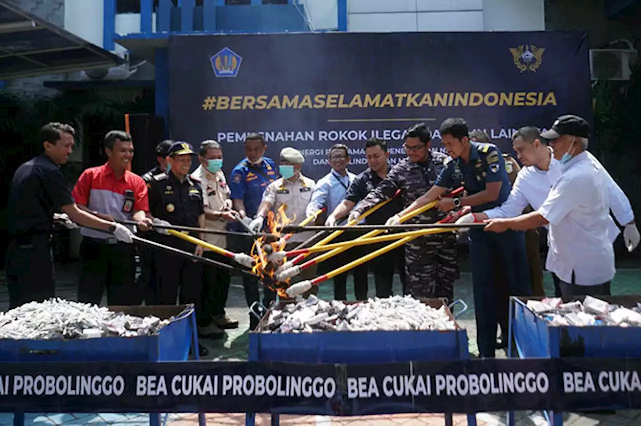 Musnahkan Jutaan Rokok Ilegal di Probolinggo, tapi Tak Ada Tersangka