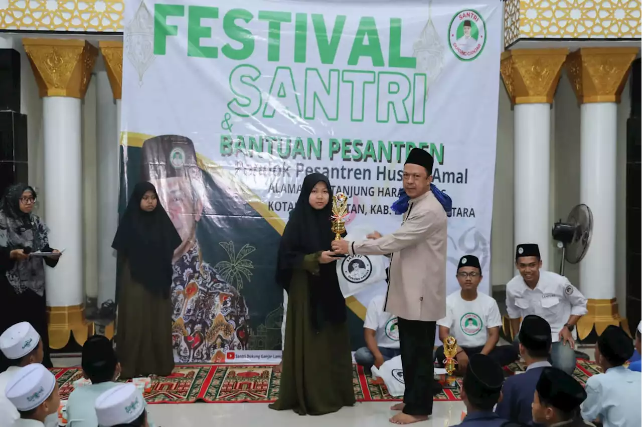 Jelang Ramadan, Santri Dukung Ganjar Gelar Festival Lomba di Ponpes di Lampung Utara