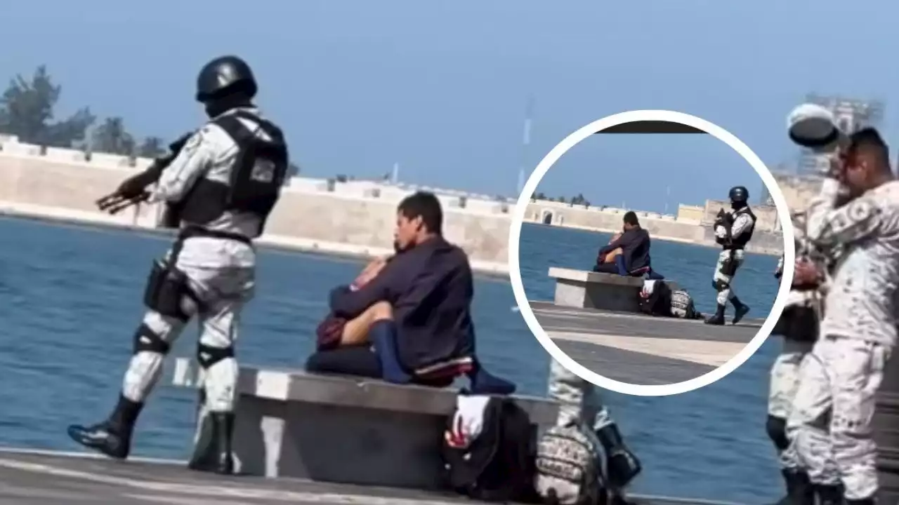 VIDEO: Los cachan 'echando novio' en malecón de Veracruz y se viralizan