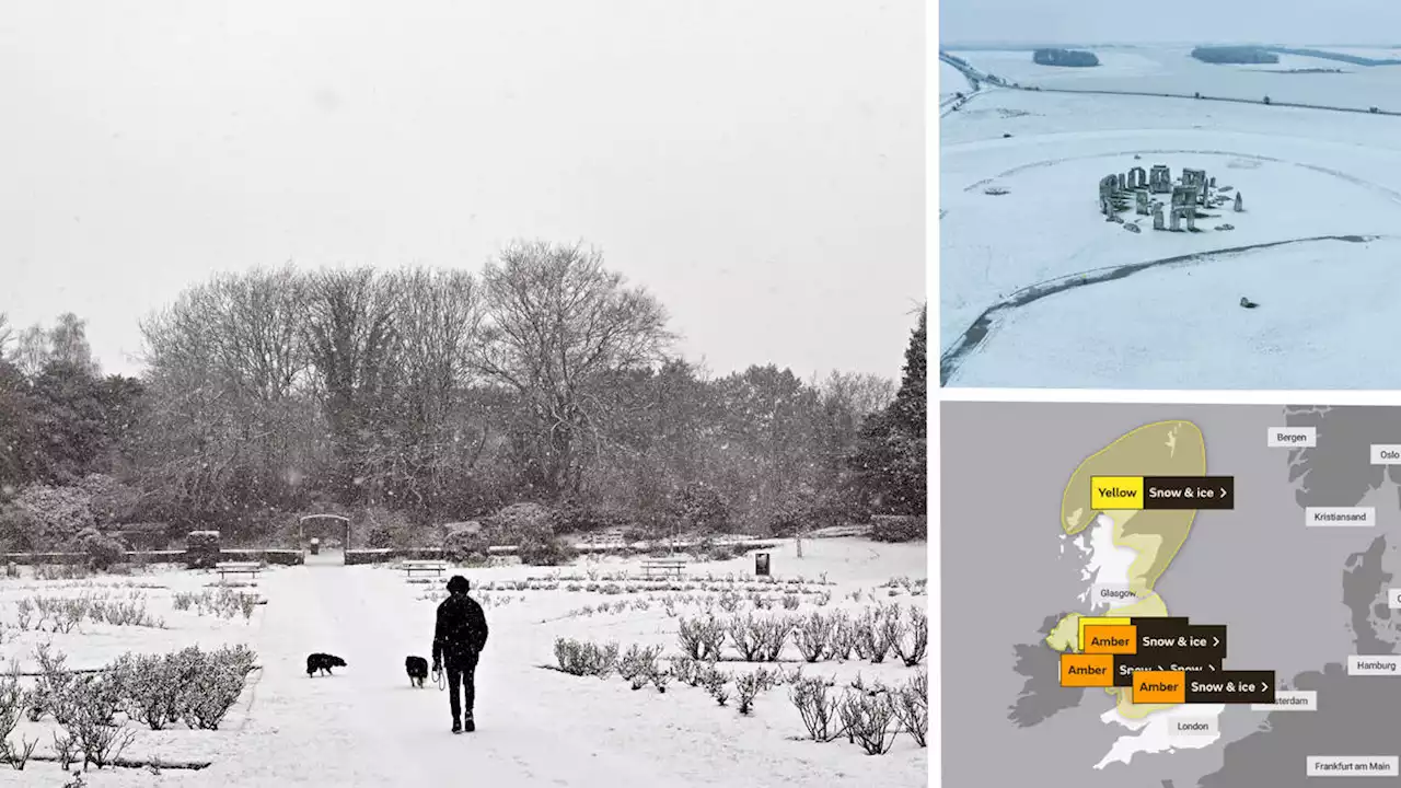 Britain to be battered by snow blizzard and 60mph winds as Met Office warns of ‘treacherous conditions’