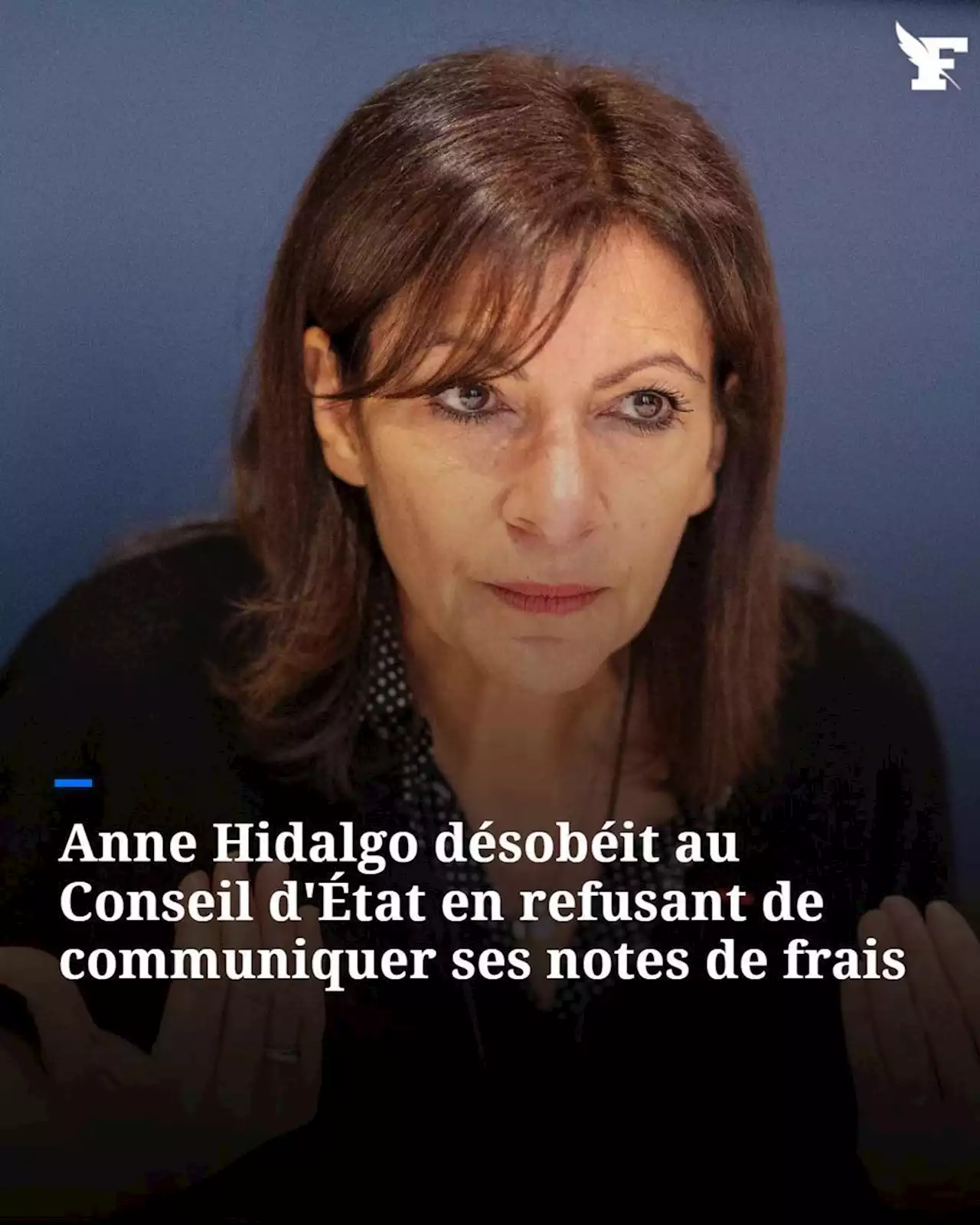 Anne Hidalgo désobéit au Conseil d'État en refusant de communiquer ses notes de frais