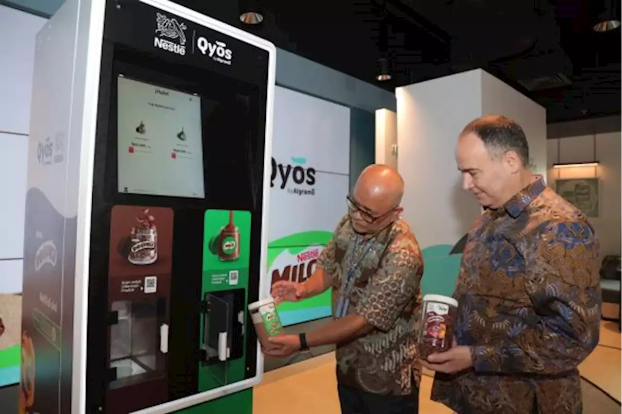 Nestlé Gandeng Qyos Luncurkan Studi untuk Pengembangan Kemasan Isi Ulang Kedua