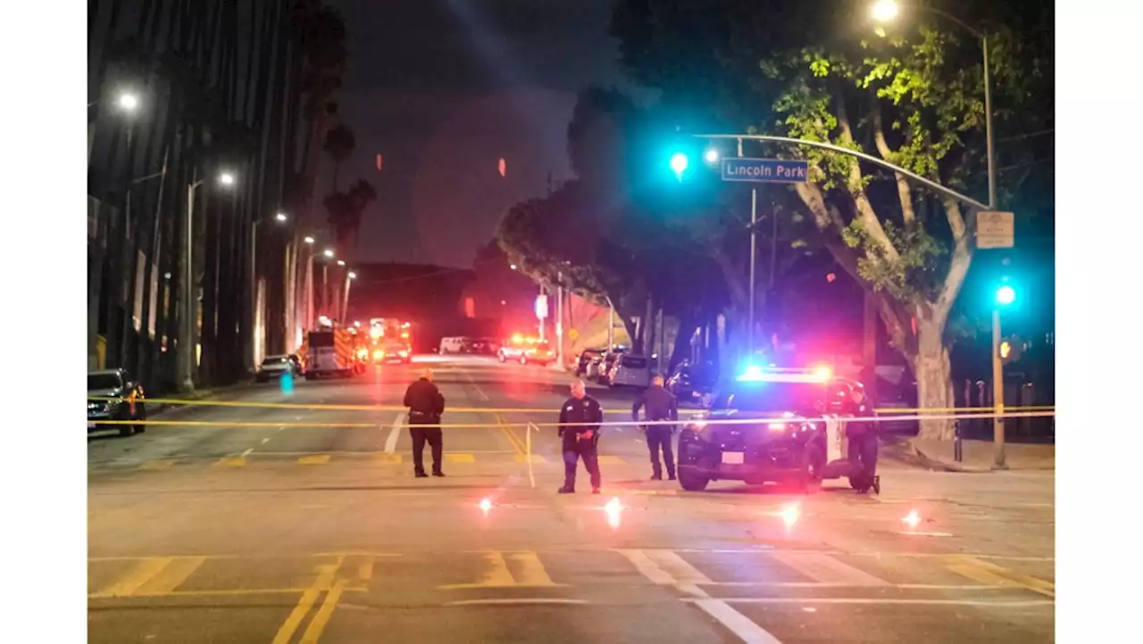 3 LAPD officers stable after being shot, suspect dead