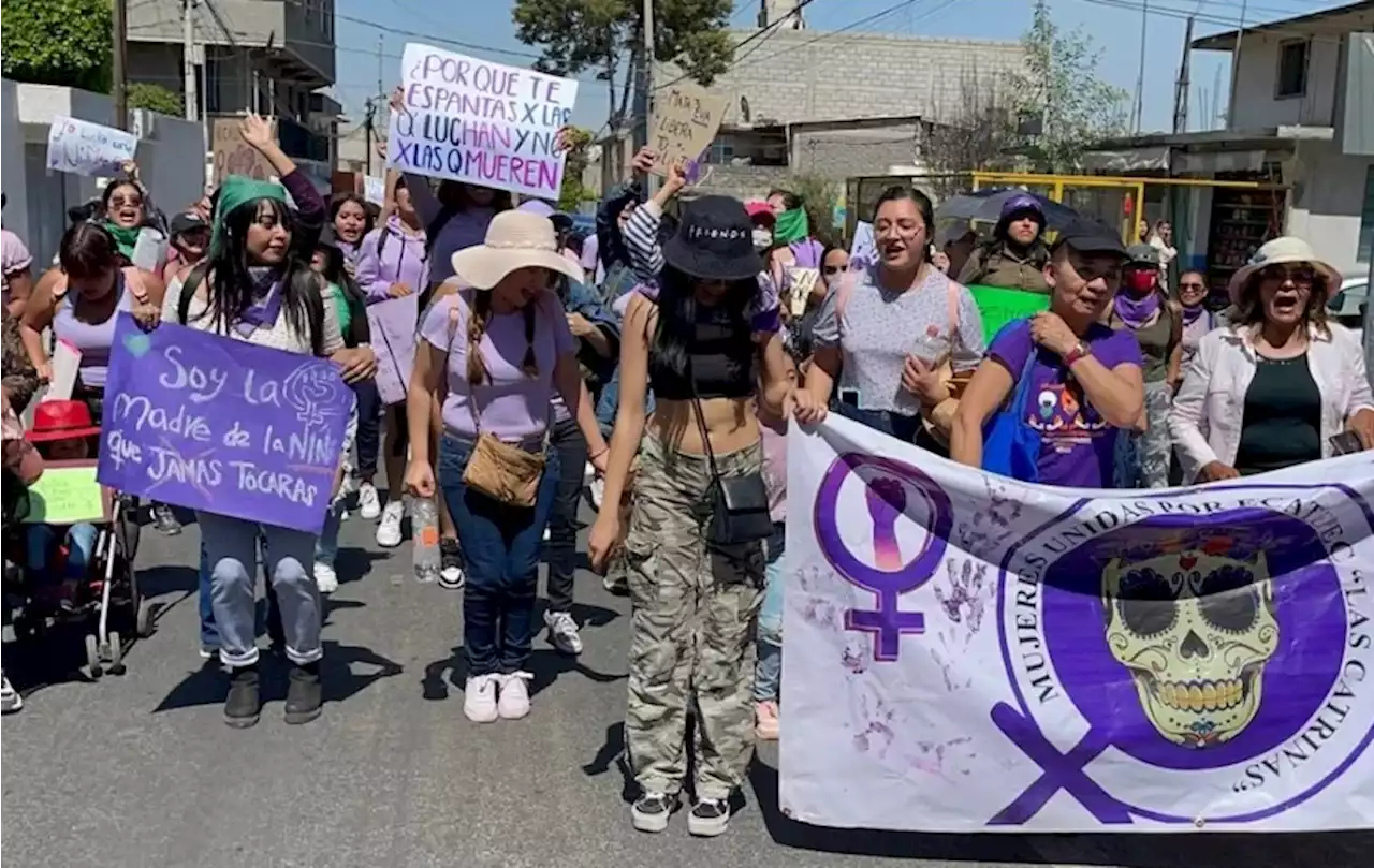 Marcha del 8M en Ecatepec