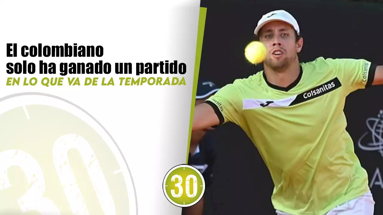 ¡No levanta cabeza! Daniel Galán, eliminado en la primera ronda de Indian Wells